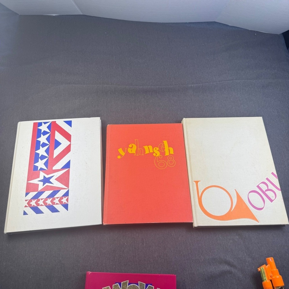 Vintage 1968 Yearbook "Yahnsch"& 1971 ORU Oklahoma Baptist University Collection